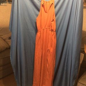 Summer dress and sheer colorful jacket set